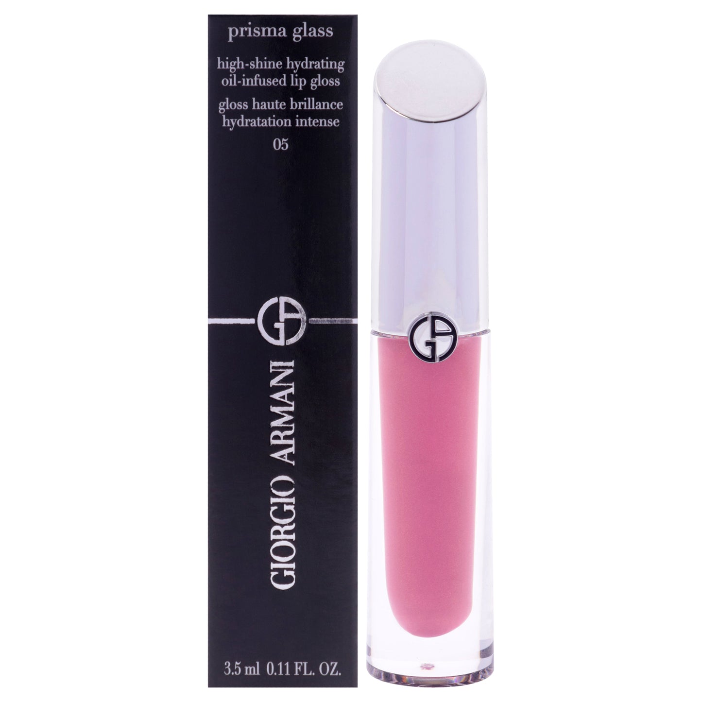 Prisma Glass Lip Gloss - 05 Berry Beam by Giorgio Armani for Women - 0.11 oz Lip Gloss