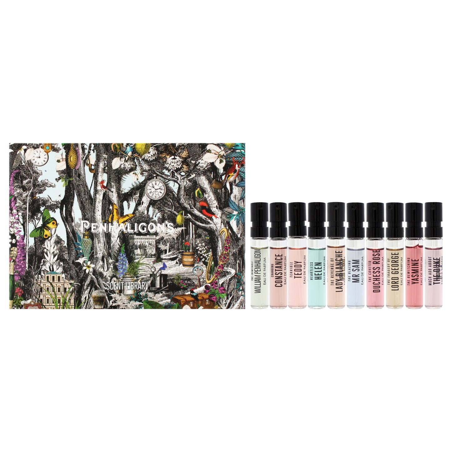 Portraits Scent Set 10 Pc Mini Gift Set 0.07oz The Tragedy of Lord George EDP Spray