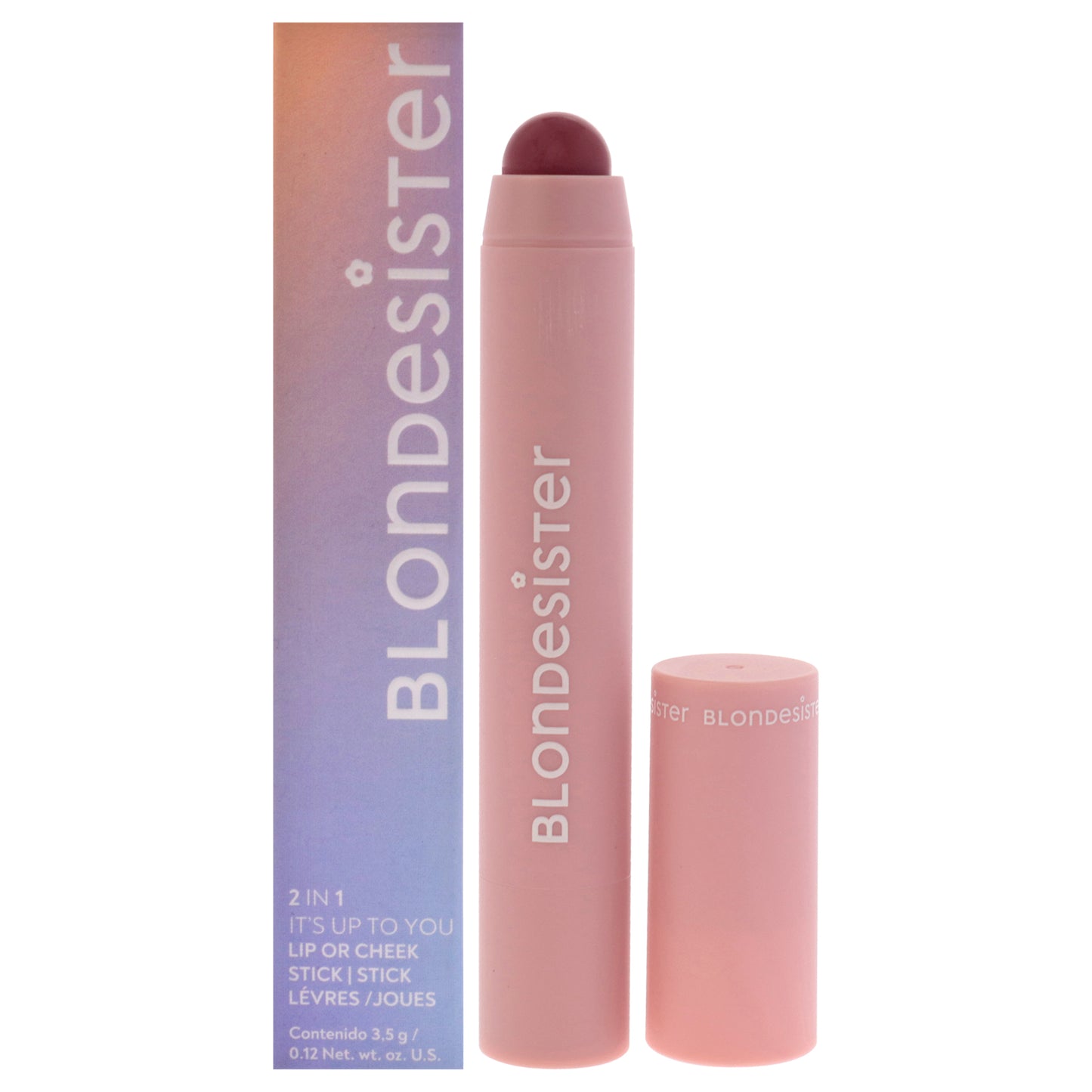 2 in 1 Its Up To You Lip and Cheek - 05 Lovely Mauve by Blondesister for Women - 0.12 oz Makeup