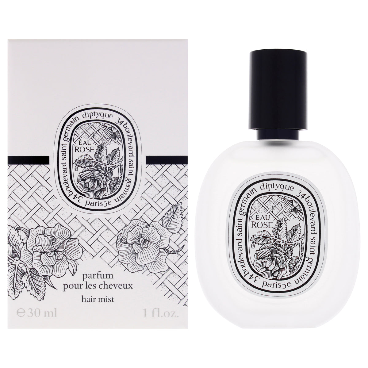 Hair Mist - Eau Rose by Diptyque for Unisex - 1 oz Hair Mist