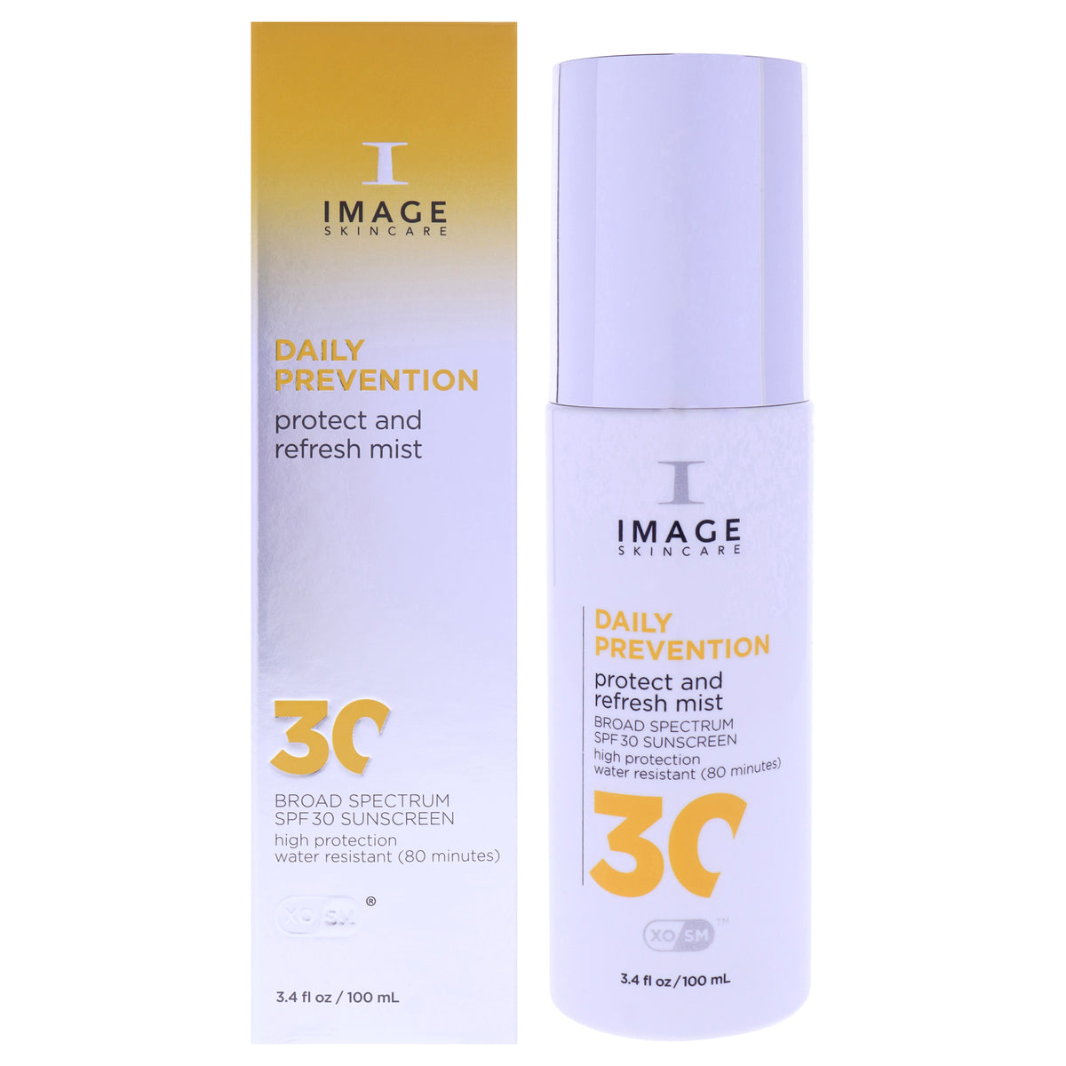 Daily Prevention Protect and Refresh Mist SPF 30 by Image for Unisex - 3.4 oz Sunscreen