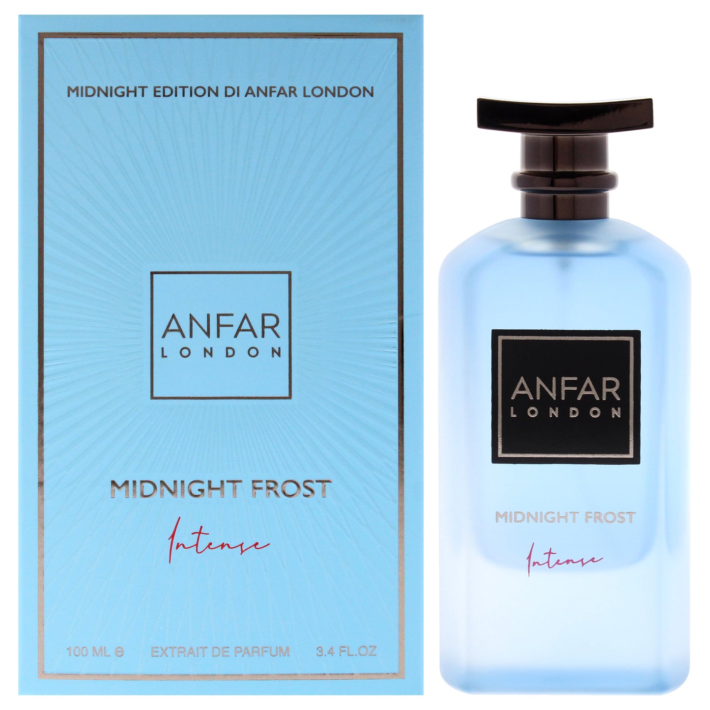 Midnigth Edition - Midnight Frost Intense by Anfar for Women - 3.4 oz Extrait De Parfum Spray