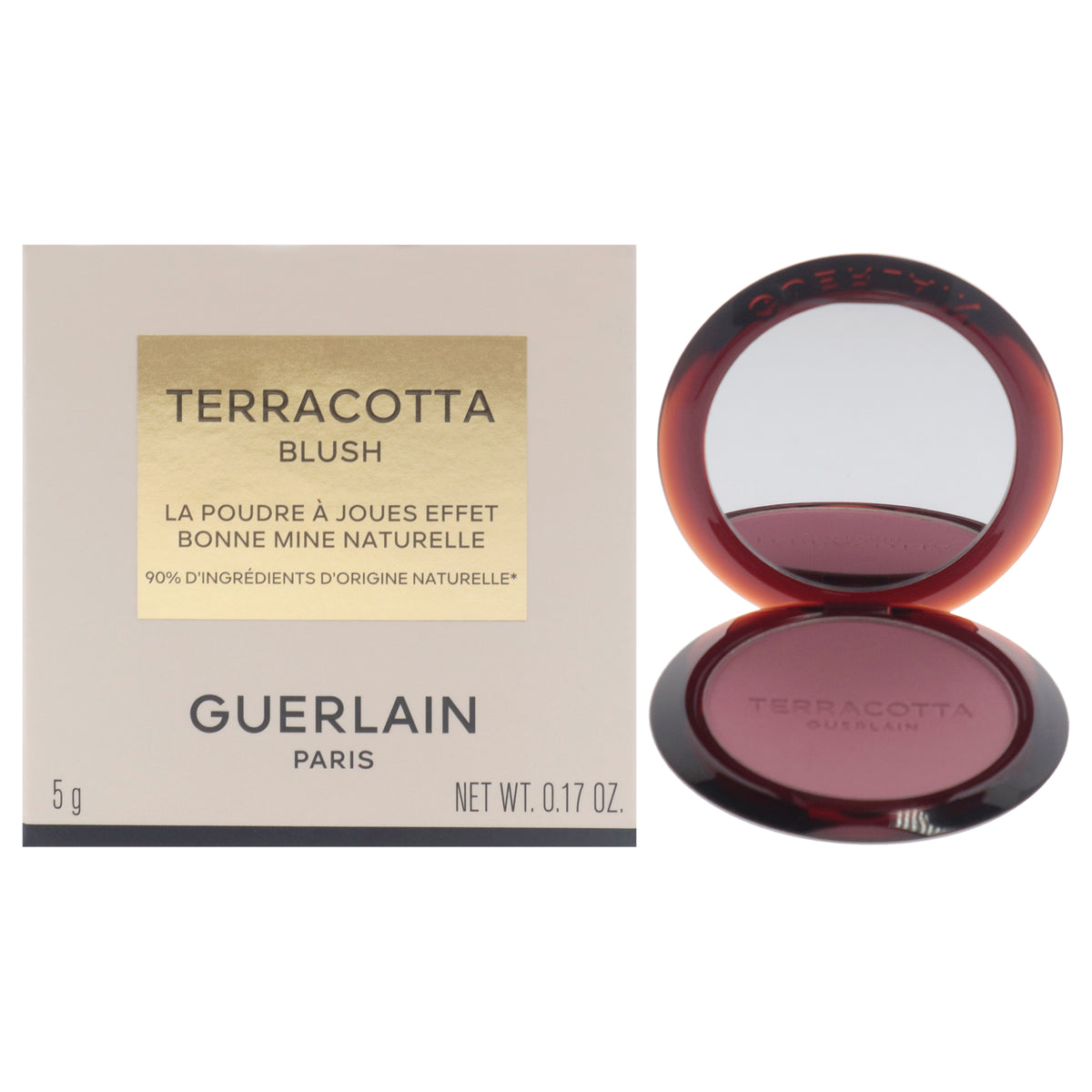 Terracotta Blush The Natural Healthy Glow Powder - 01 Light Pink by Guerlain for Women - 0.17 oz Blush