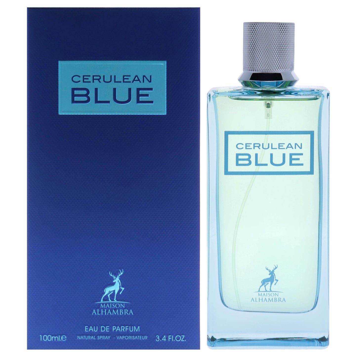 Cerulean Blue by Maison Alhambra for Men - 3.4 oz EDP Spray
