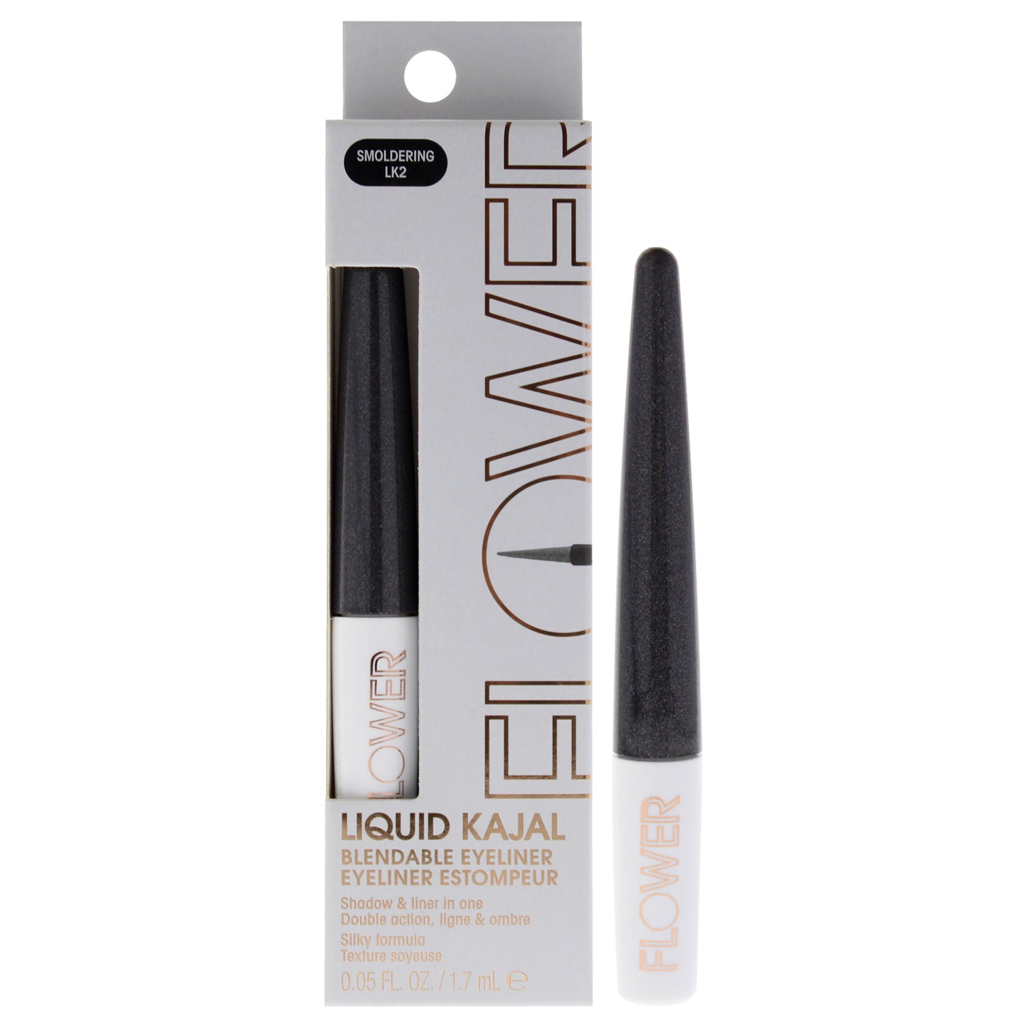 Liquid Kajal Blendable Eyeliner - LK2 Smoldering 0.05 oz Eyeliner