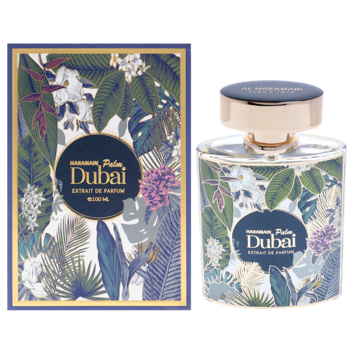 Amber Oud - Palm Dubai by Al Haramain for Unisex - 3.33 oz Extrait De Parfum Spray