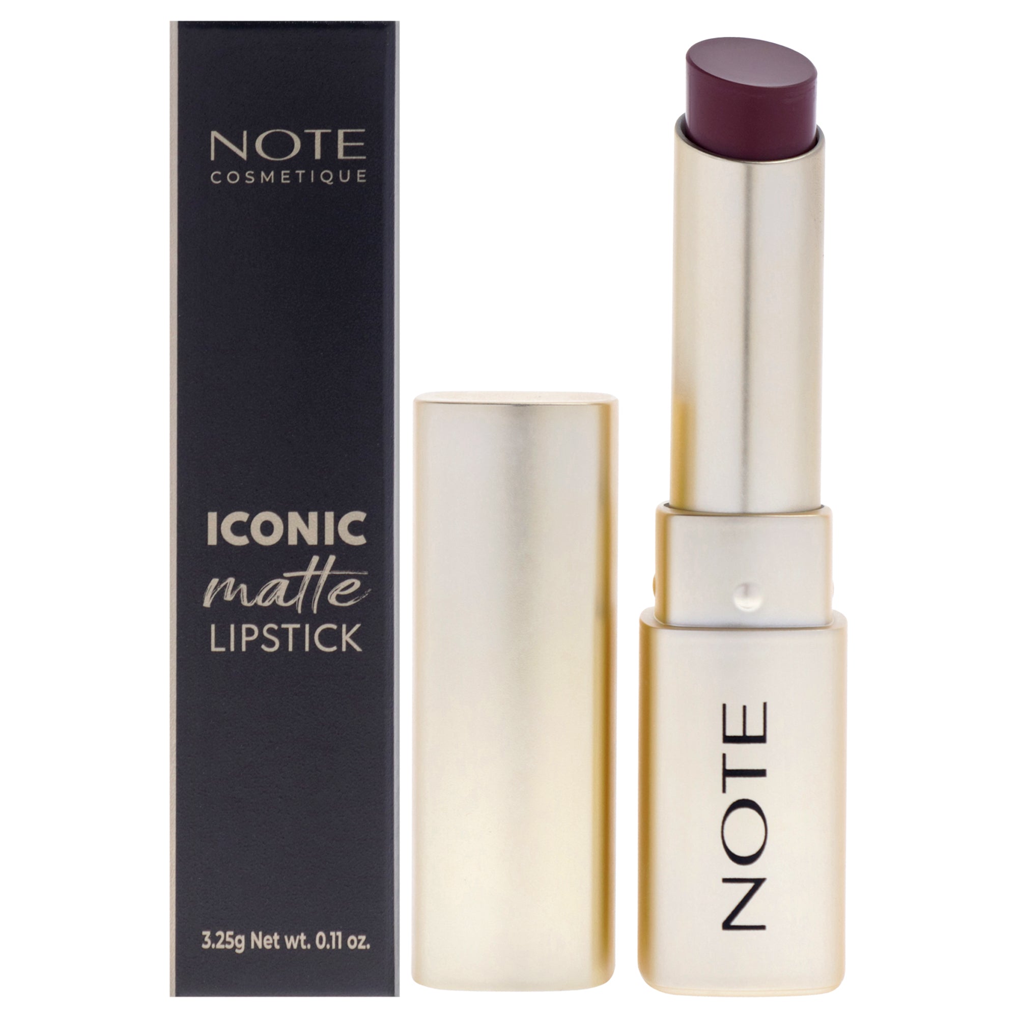Iconic Matte Lipstick - 107 Idol by Note Cosmetique for Women - 0.11 oz Lipstick