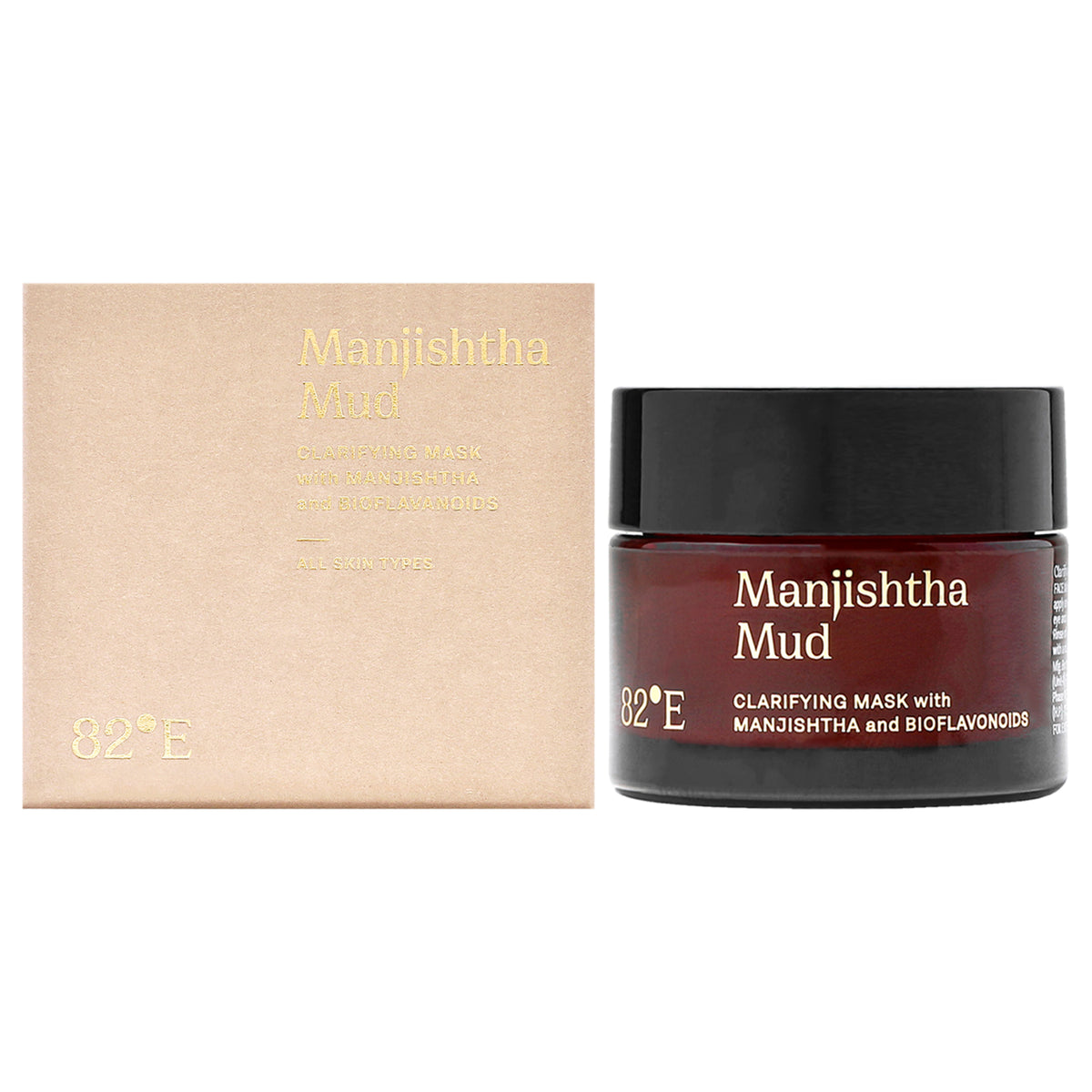 Manjishtha Mud Clarifying Mask Mini by 82East By Deepika Padukone for Women - 0.5 oz Mask