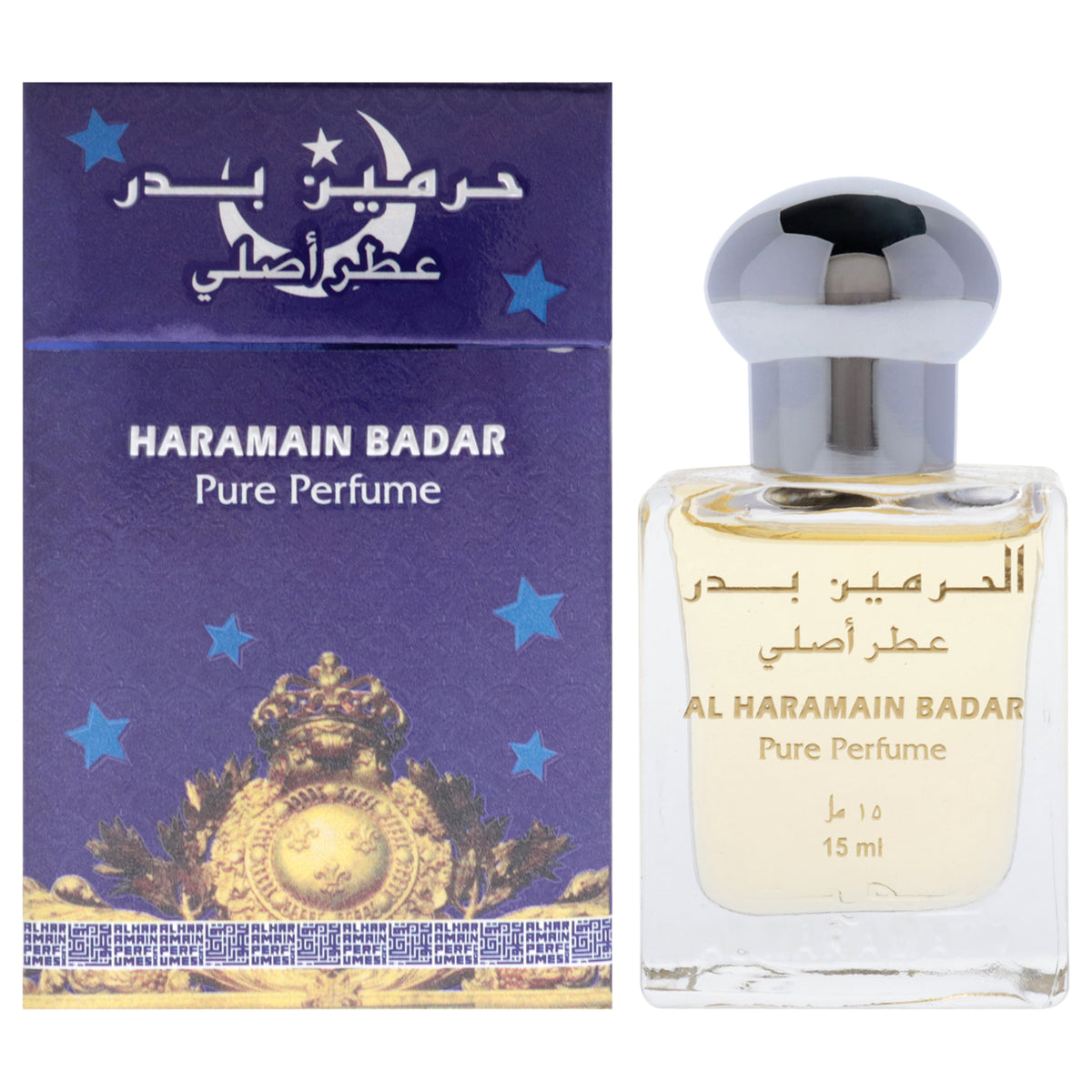 Badar by Al Haramain for Unisex - 0.5 oz Parfum Oil Rollerball