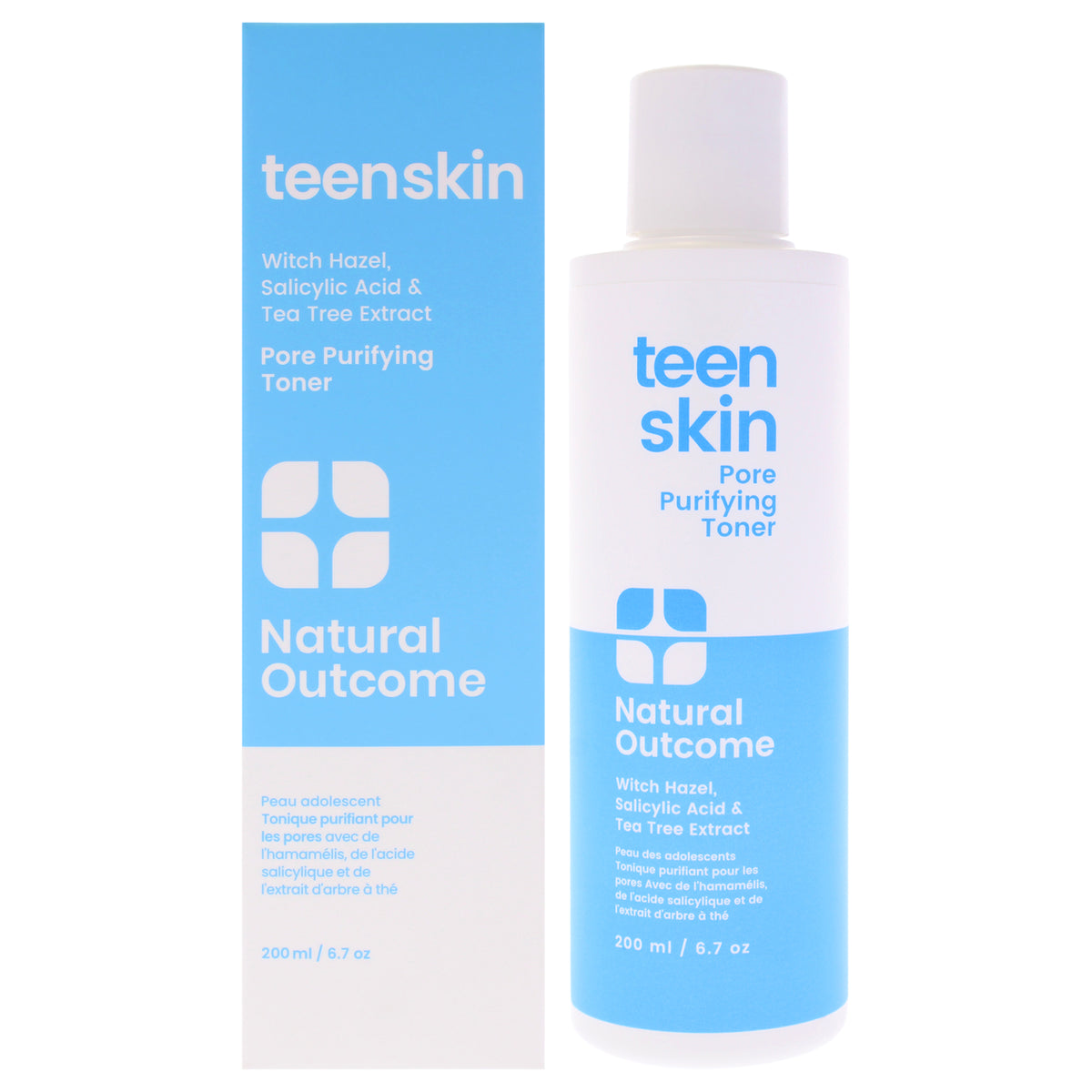 Teenskin Pore Purifying Toner by Natural Outcome for Women - 6.7 oz Toner