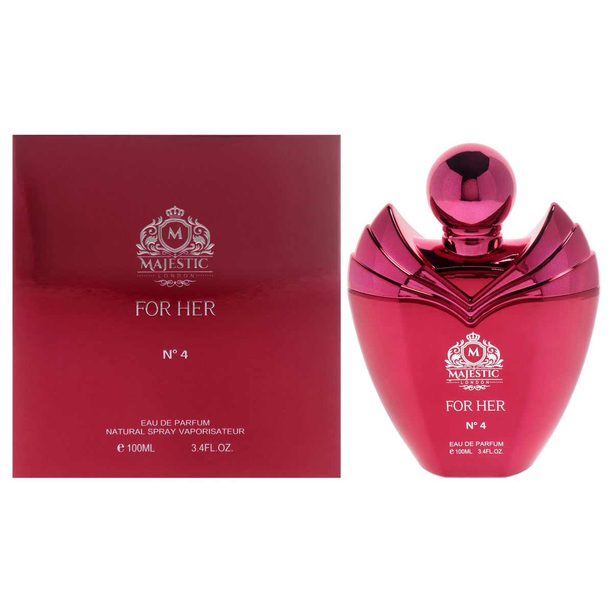 Majestic For Her No4 by Fine Perfumery for Women - 3.4 oz EDP Spray
