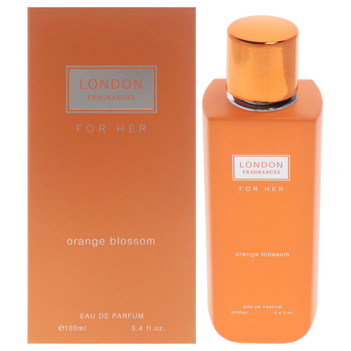 London Fragrances - Orange Blossom by Fine Perfumery for Women - 3.4 oz EDP Spray