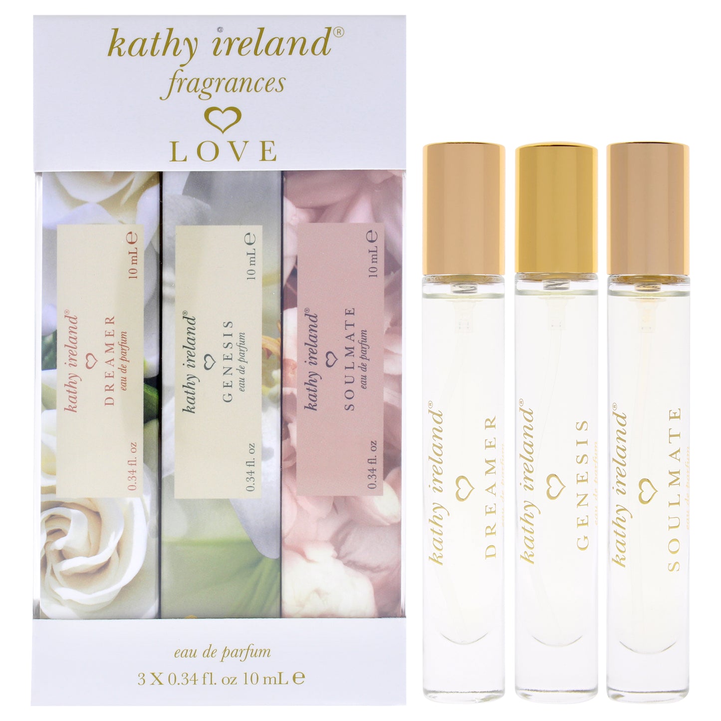 Love Set 3 Pc Mini Gift Set 0.34oz Genesis EDP Spray