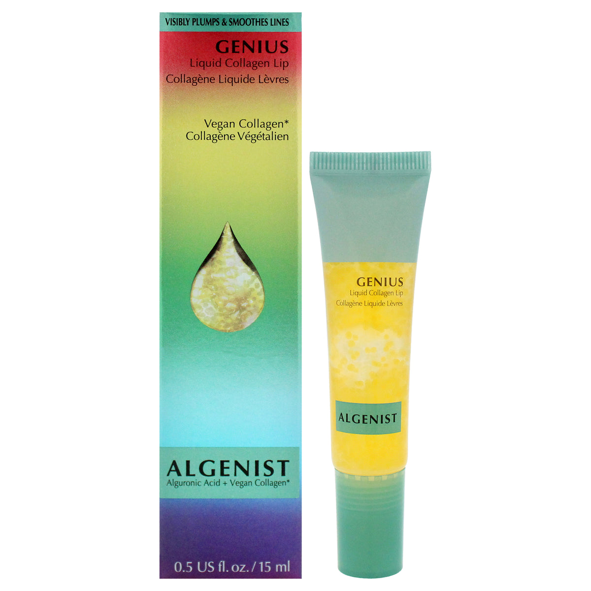 Genius Liquid Collagen Lip by Algenist for Women - 0.5 oz Lip Treatment
