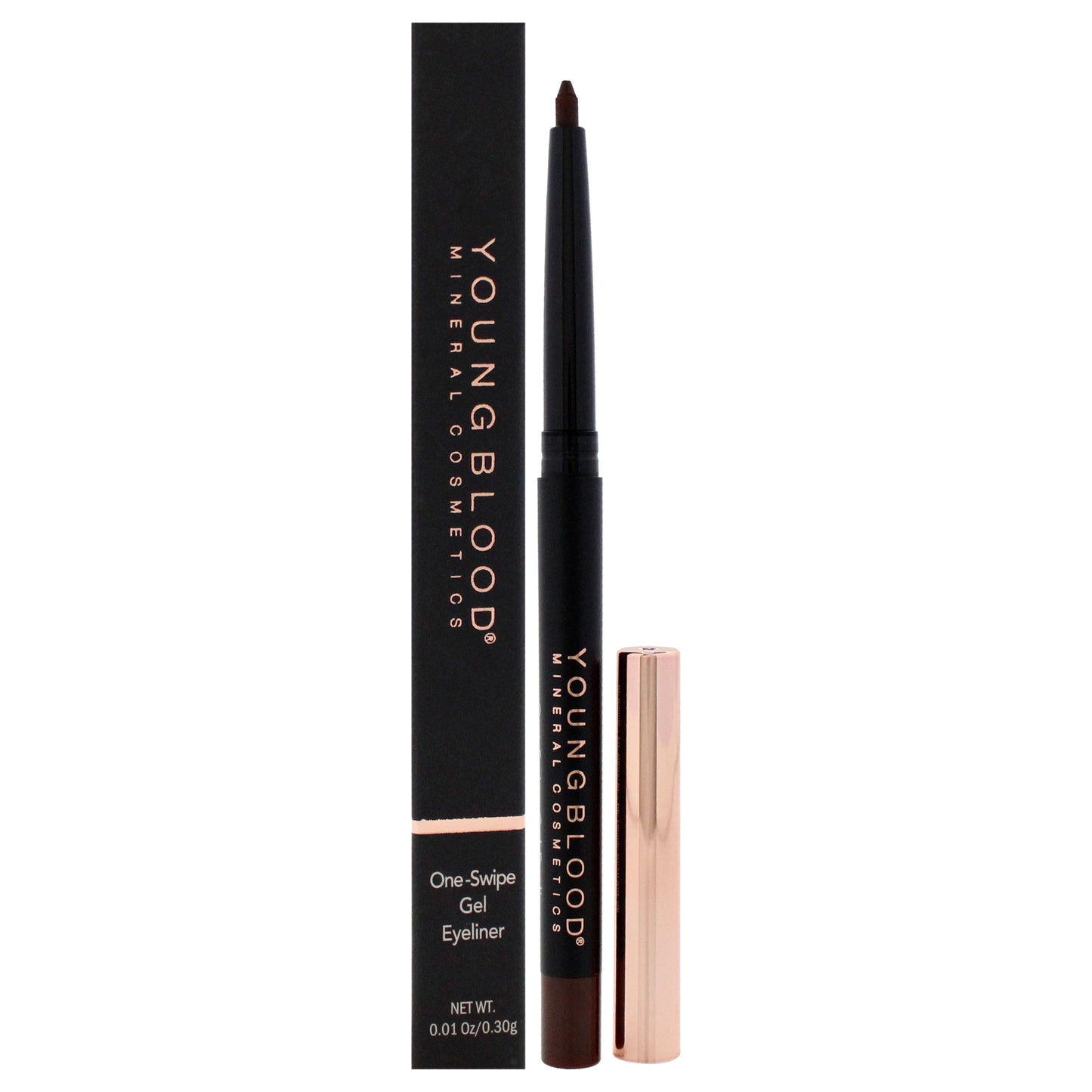 One-Swipe Gel Eyeliner - Espresso by Youngblood for Women - 0.01 oz Eyeliner
