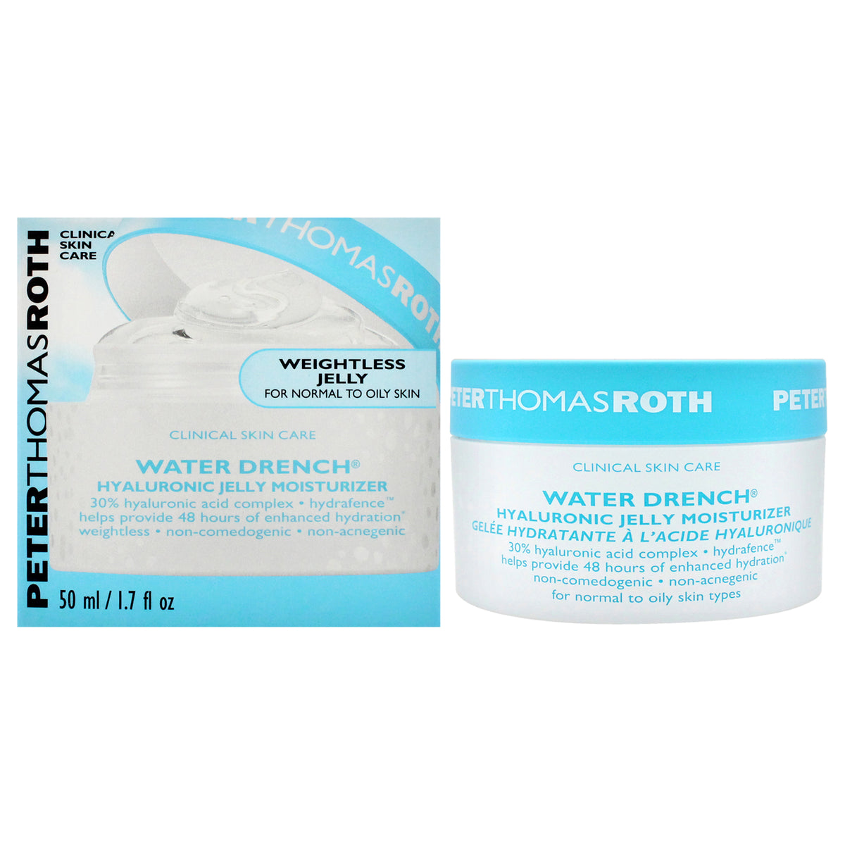 Water Drench Hyaluronic Jelly Moisturizer by Peter Thomas Roth for Women - 1.7 oz Moisturizer