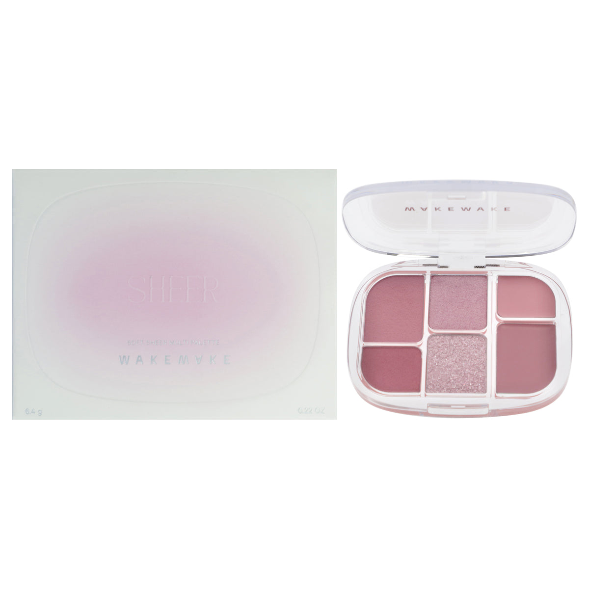 Soft Sheer Multi Palette - 03 Lavander Pleasure by Wakemake for Women - 0.22 oz Makeup