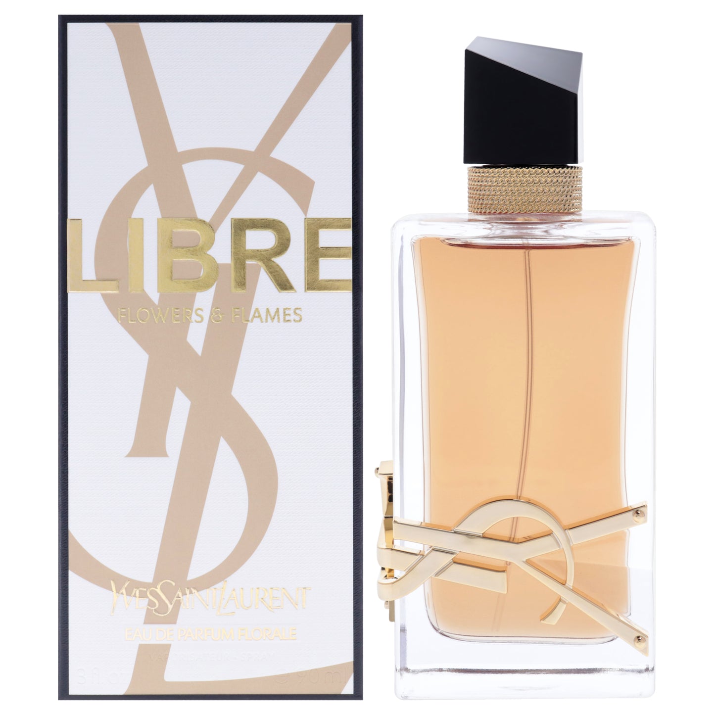 Libre Flowers And Flames by Yves Saint Laurent for Women - 3 oz EDP Spray