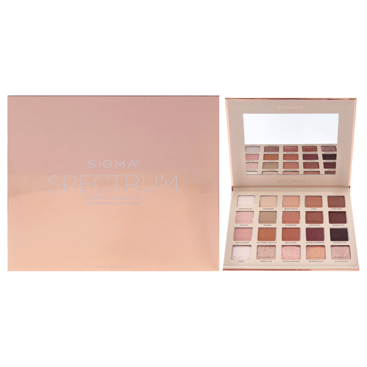 Eyeshadow Palette - Spectrum by SIGMA for Women - 0.87 oz Eye Shadow
