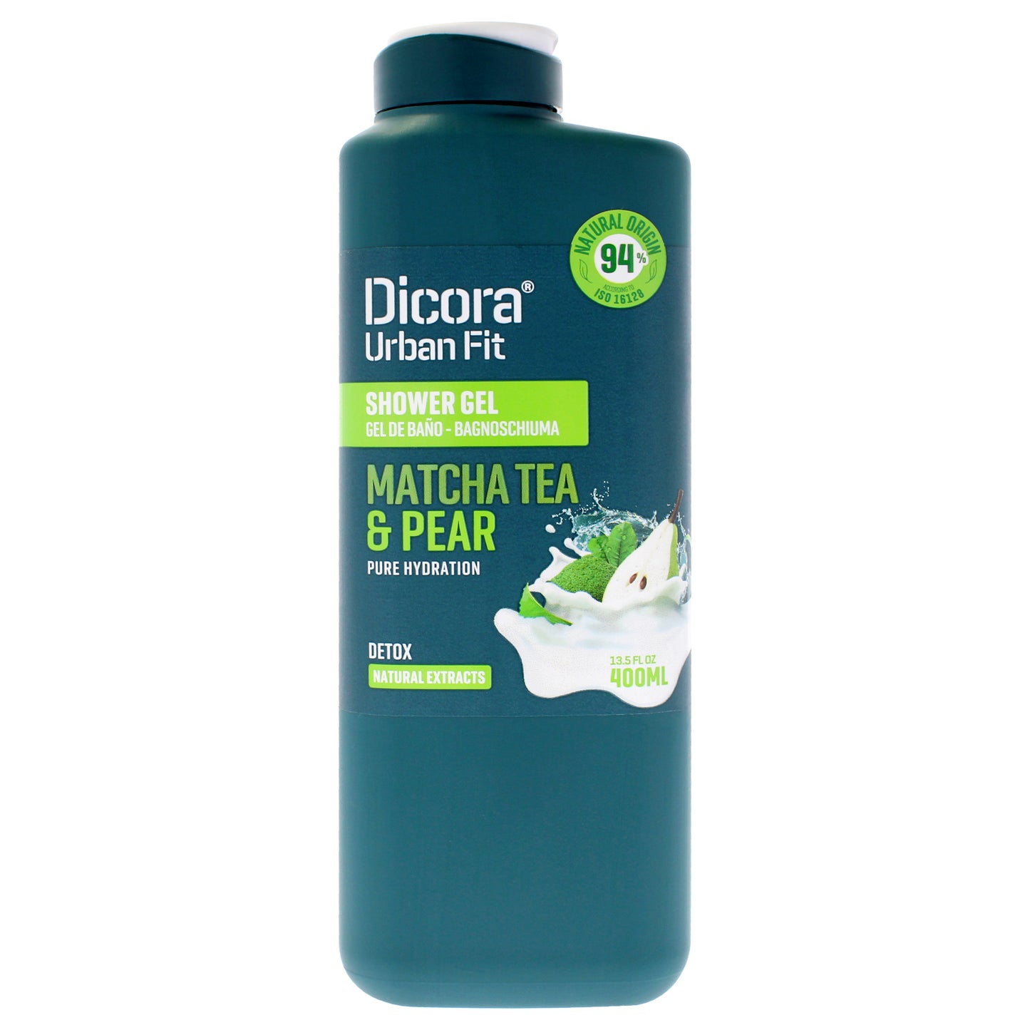 Pure Hydration Shower Gel - Matcha Tea and Pear by Dicora Urban Fit for Unisex - 13.5 oz Shower Gel