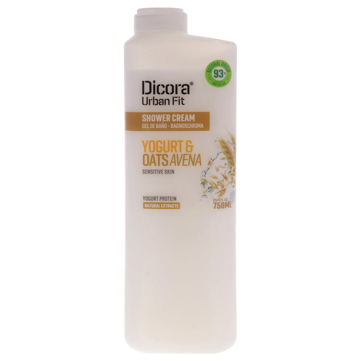 Shower Cream - Protein Yogurt and Oats Avena by Dicora Urban Fit for Unisex - 25.4 oz Shower Cream