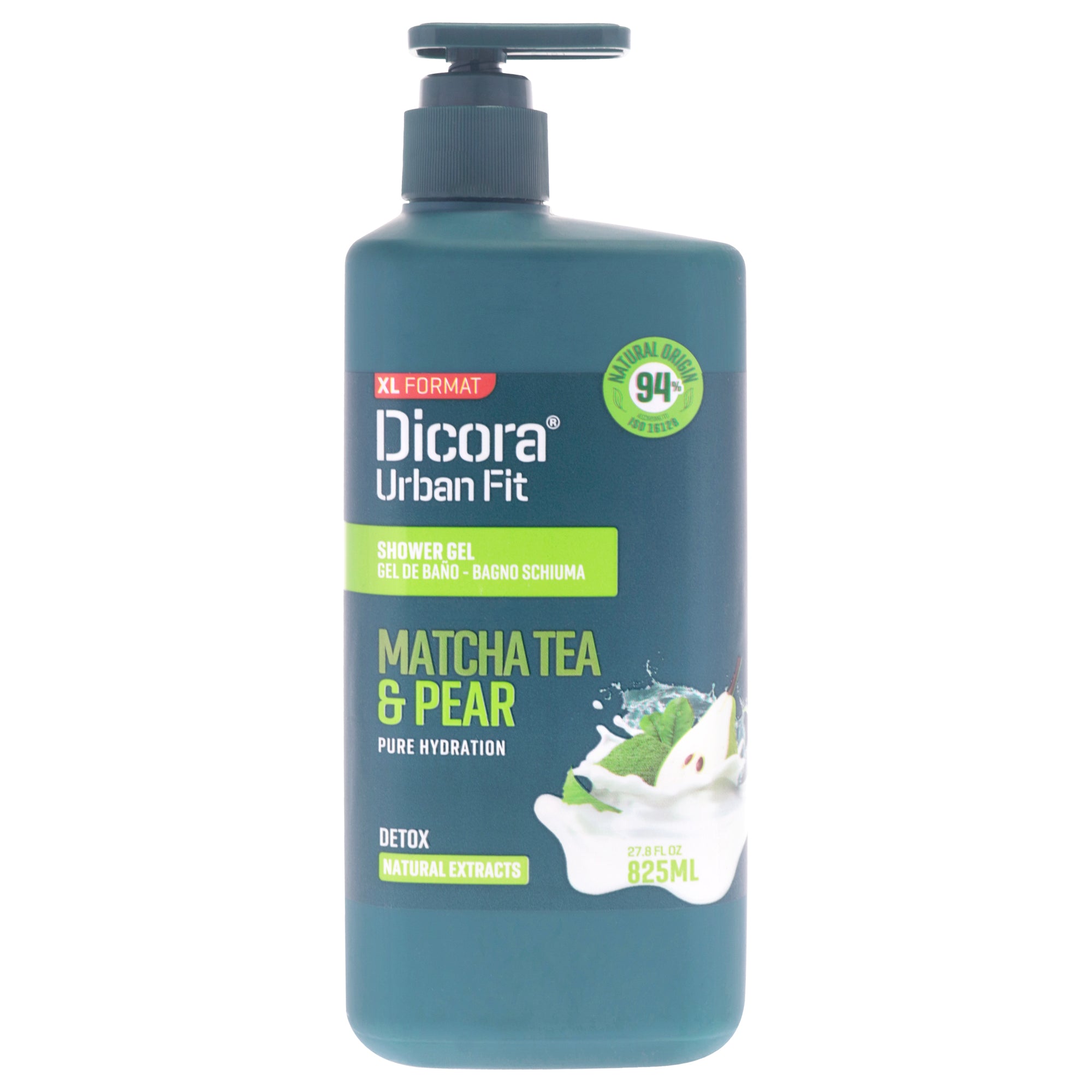 Shower Gel - Matcha Tea and Pear by Dicora Urban Fit for Unisex - 27.8 oz Shower Gel
