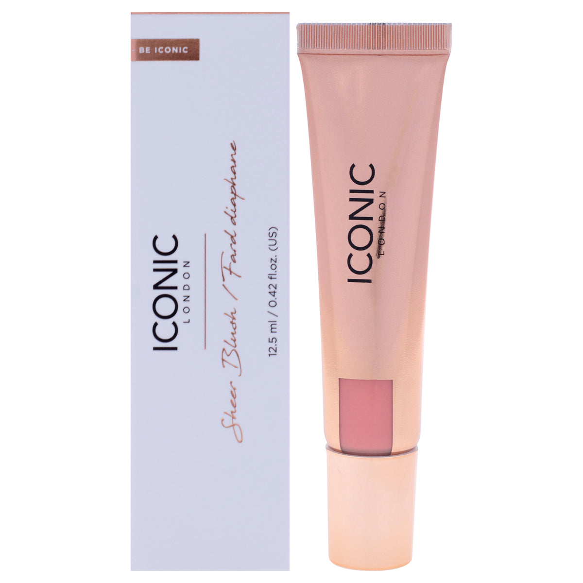 Sheer Cream Blush - Cheeky Coral by Iconic London for Women - 0.42 oz Blush