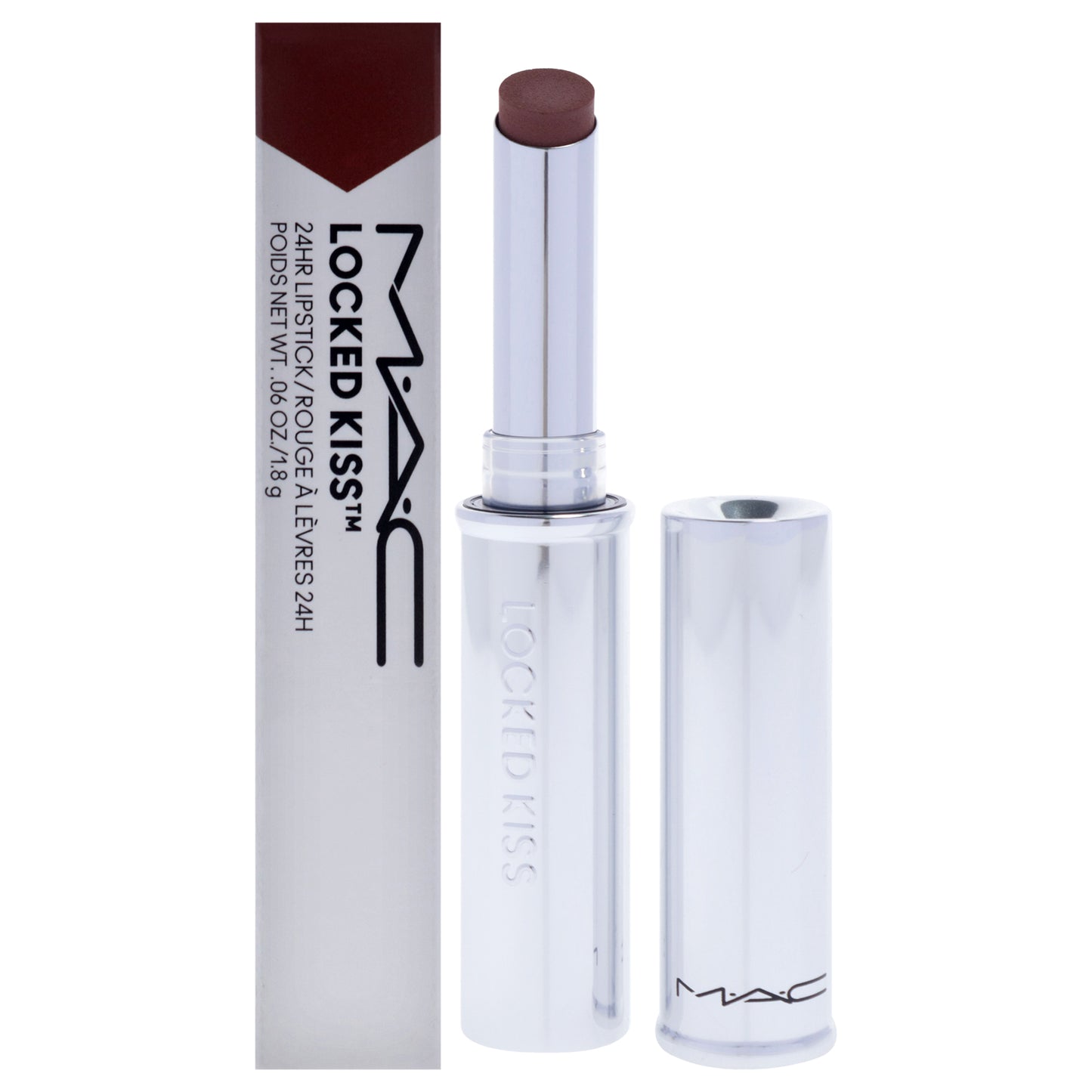 Locked Kiss 24 Hr Lipstick - 65 Posh by MAC for Women - 0.06 oz Lipstick