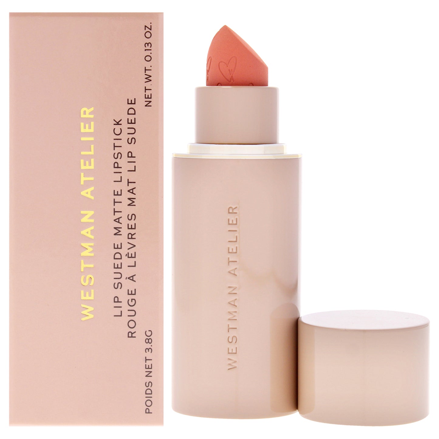 Lip Suede Matte Lipstick - Lacker 0.13 oz Lipstick