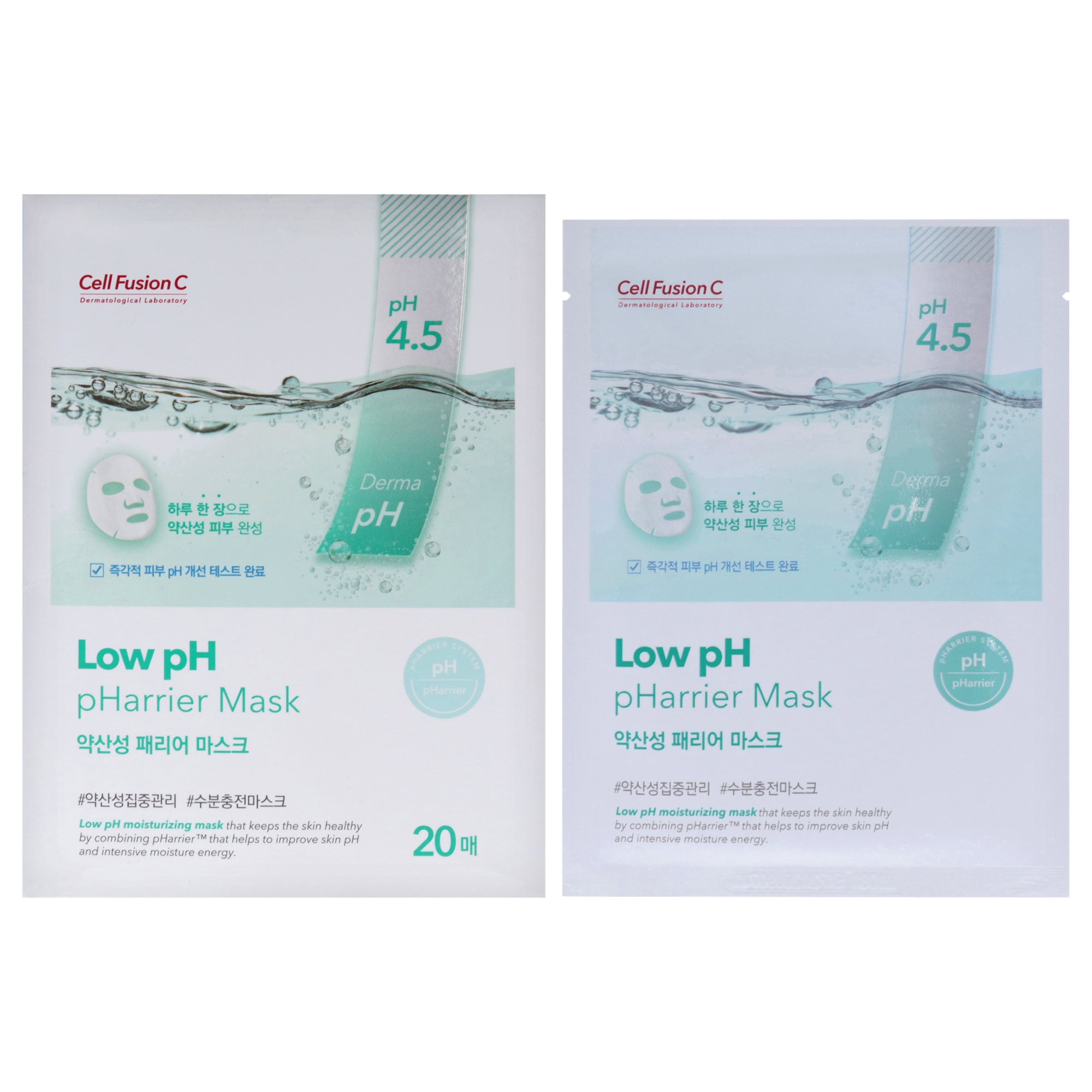 Low Ph Pharrier Mask by Cell Fusion C for Women - 20 Pc Mask