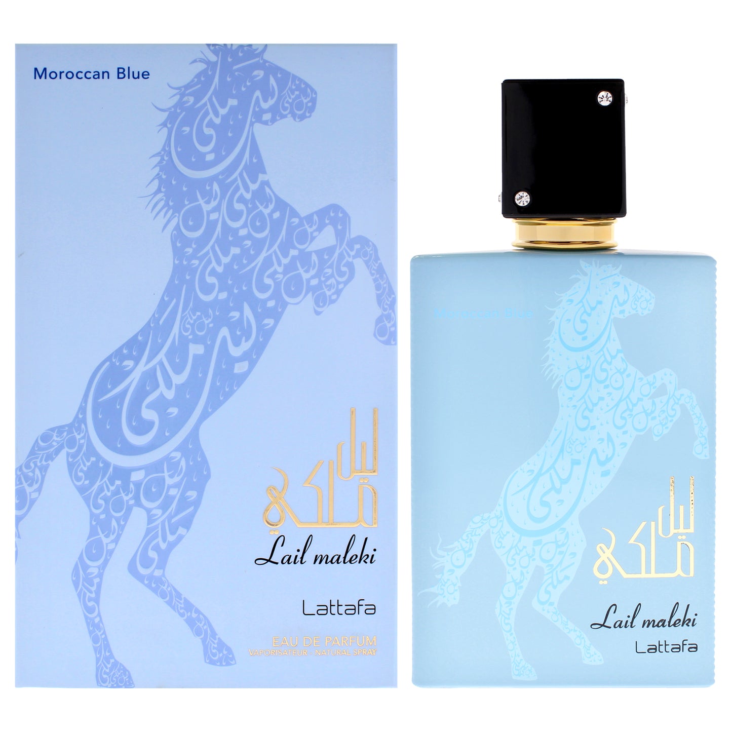 Lail Maleki - Moroccan Blue by Lattafa for Unisex - 3.4 oz EDP Spray