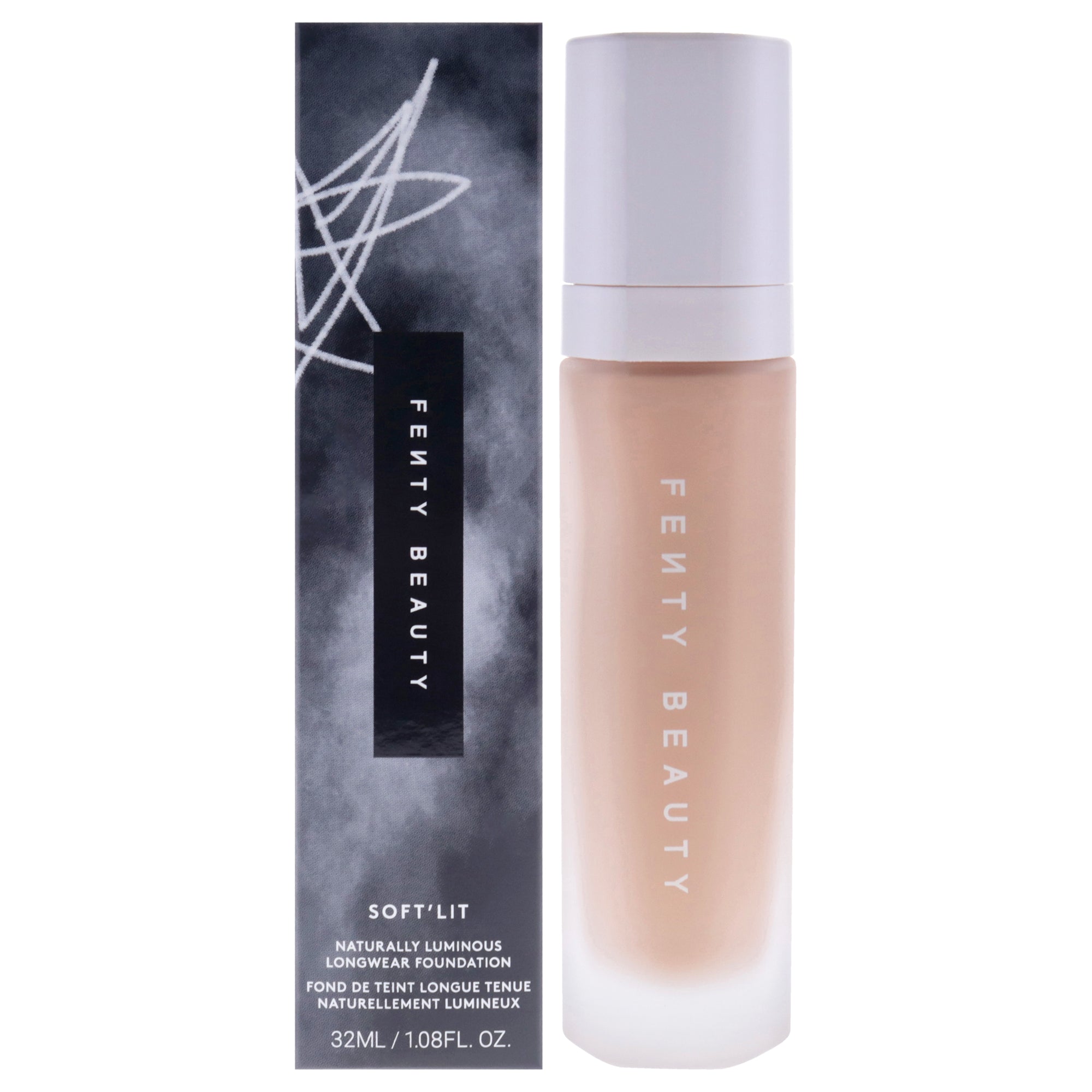 Soft Lit Naturally Luminous Longwear Foundation - 260 Medium Neutral by Fenty Beauty for Women - 1.08 oz Foundation