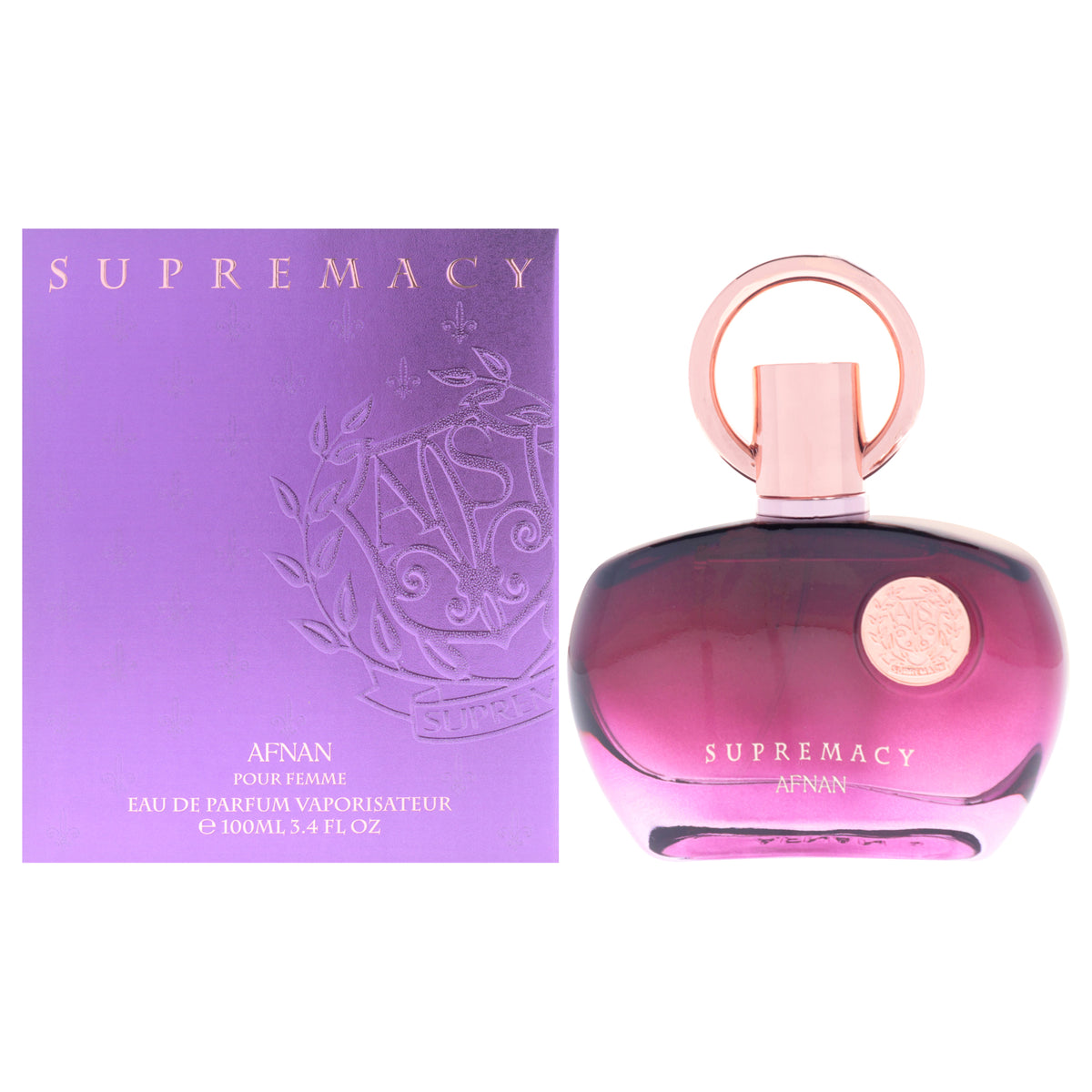 Supremacy Collection - Purple by Afnan for Women - 3.4 oz EDP Spray