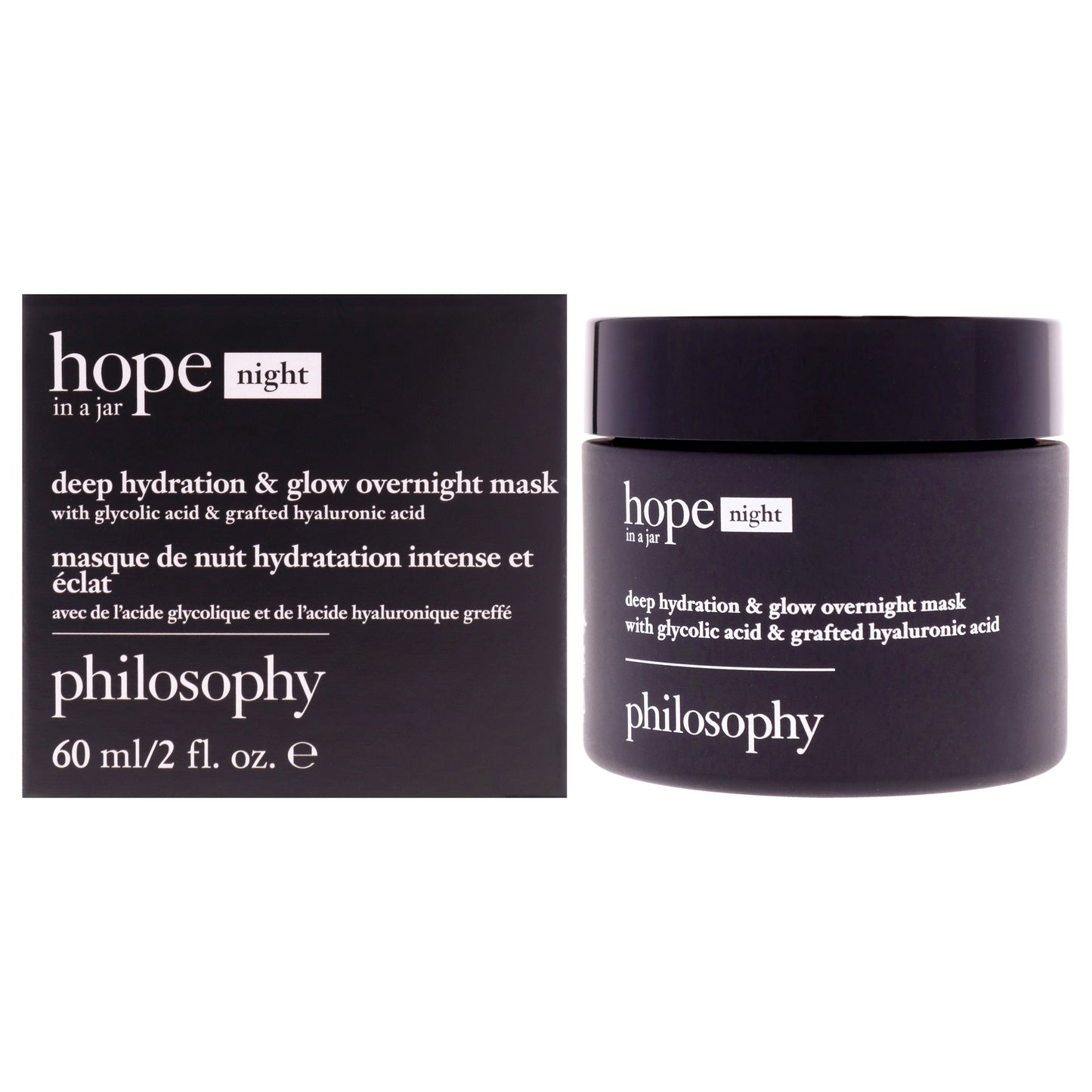 Hope in A Jar Deep Hydration and Glow Overnight Mask 2 oz Mask