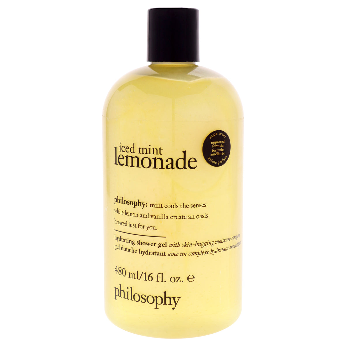 Iced Mint Lemonade Hydrating Shower Gel by Philosophy for Unisex - 16 oz Shower Gel