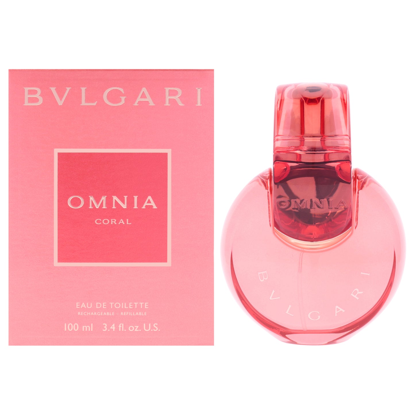 Omnia - Coral 3.4 oz EDT Spray (Refillable)