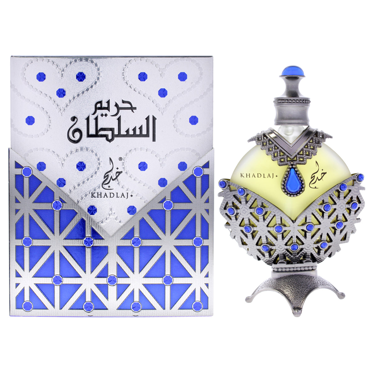 Hareem Al Sultan - Antique Blue by Khadlaj for Women - 1.16 oz Concentrated Perfume Oil