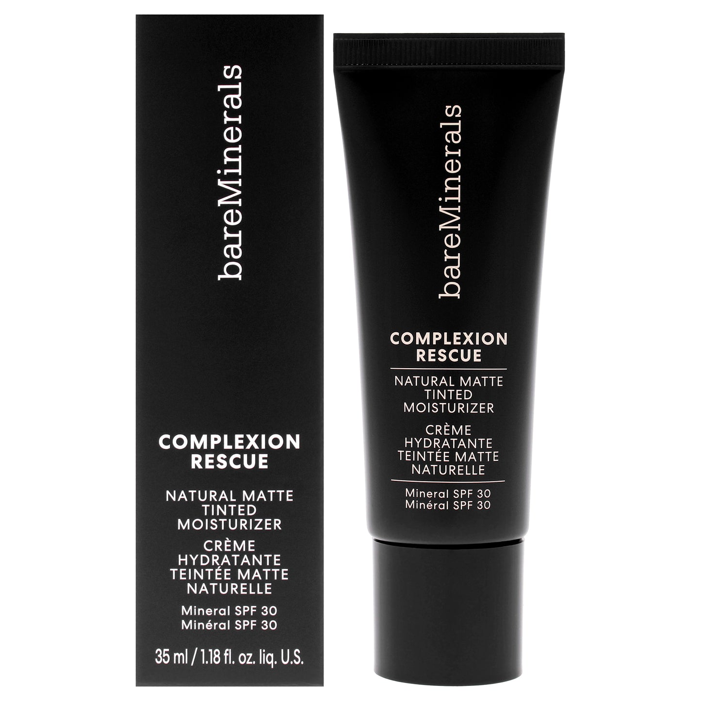 Complexion Rescue Natural Matte Tinted Moisturizer SPF 30 - 02 Vanilla by bareMinerals for Women - 1.18 oz Makeup