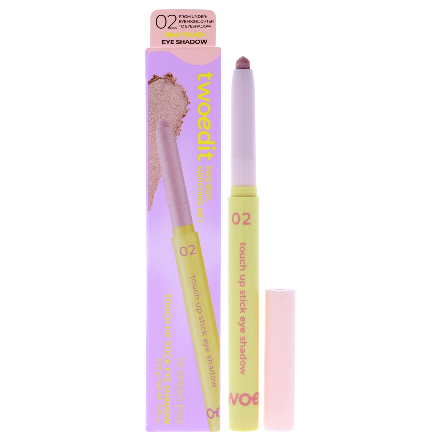 Touch Up Stick Eye Shadow - 02 Spring Pink 0.02 oz Eye Shadow