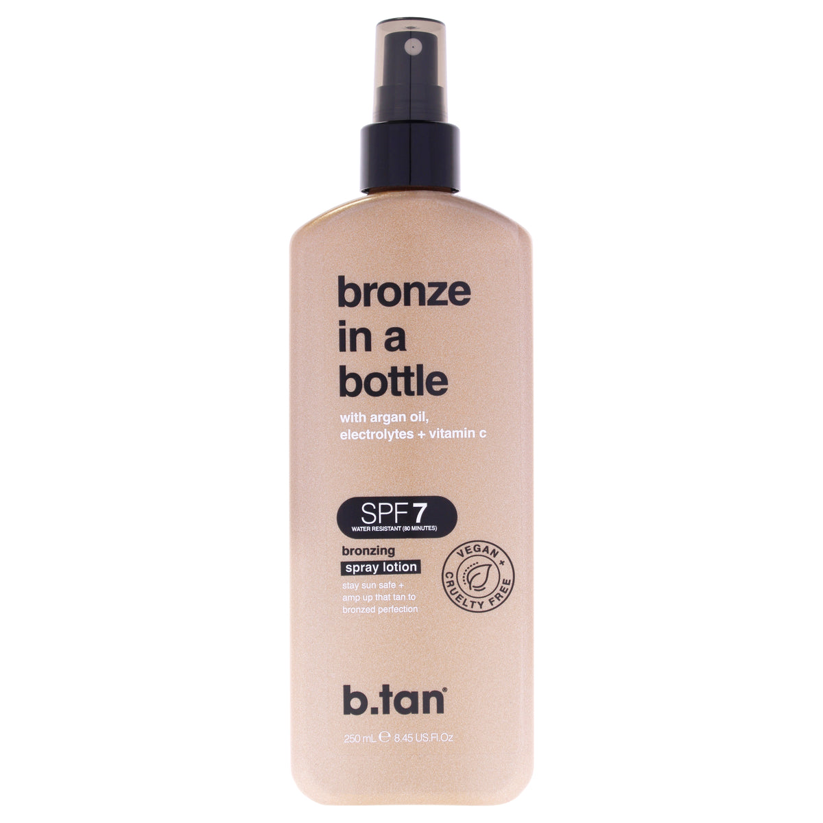 Bronze In a Bottle Spray Lotion SPF 7 by B.Tan for Unisex - 8.45 oz Lotion