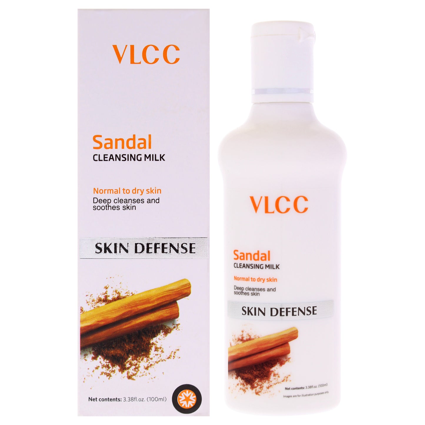 Skin Defense Cleansing Milk - Sandal 3.38 oz Cleanser
