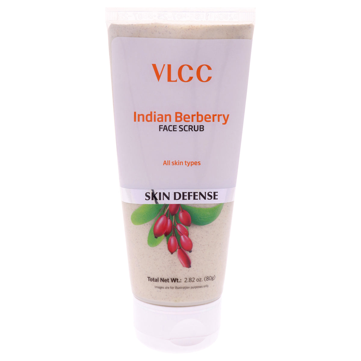 Skin Defense Face Scrub - Indian Berberry by VLCC for Women - 2.82 oz Scrub