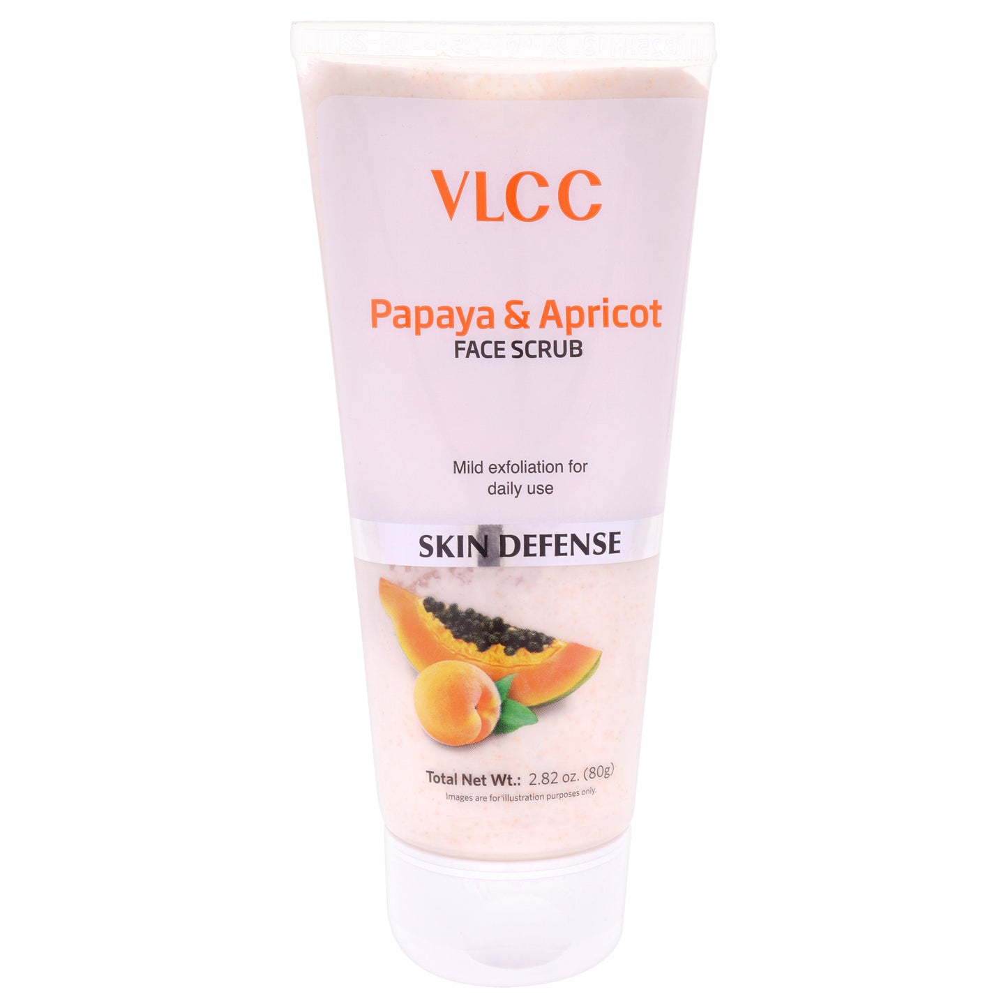 Skin Defense Face Scrub - Papaya and Apricot 2.82 oz Scrub