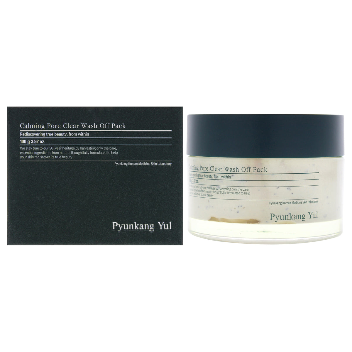 Calming Pore Clear Wash Off Pack by Pyunkang Yul for Unisex - 3.52 oz Mask