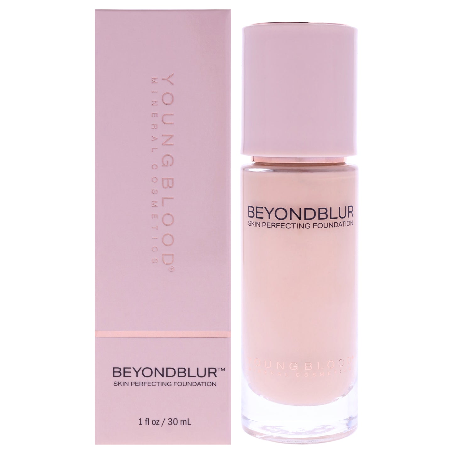 BeyondBlur Skin Perfecting Foundation - FC1 Very Fair Cool with Peach Undertones by Youngblood for Women - 1 oz Foundation