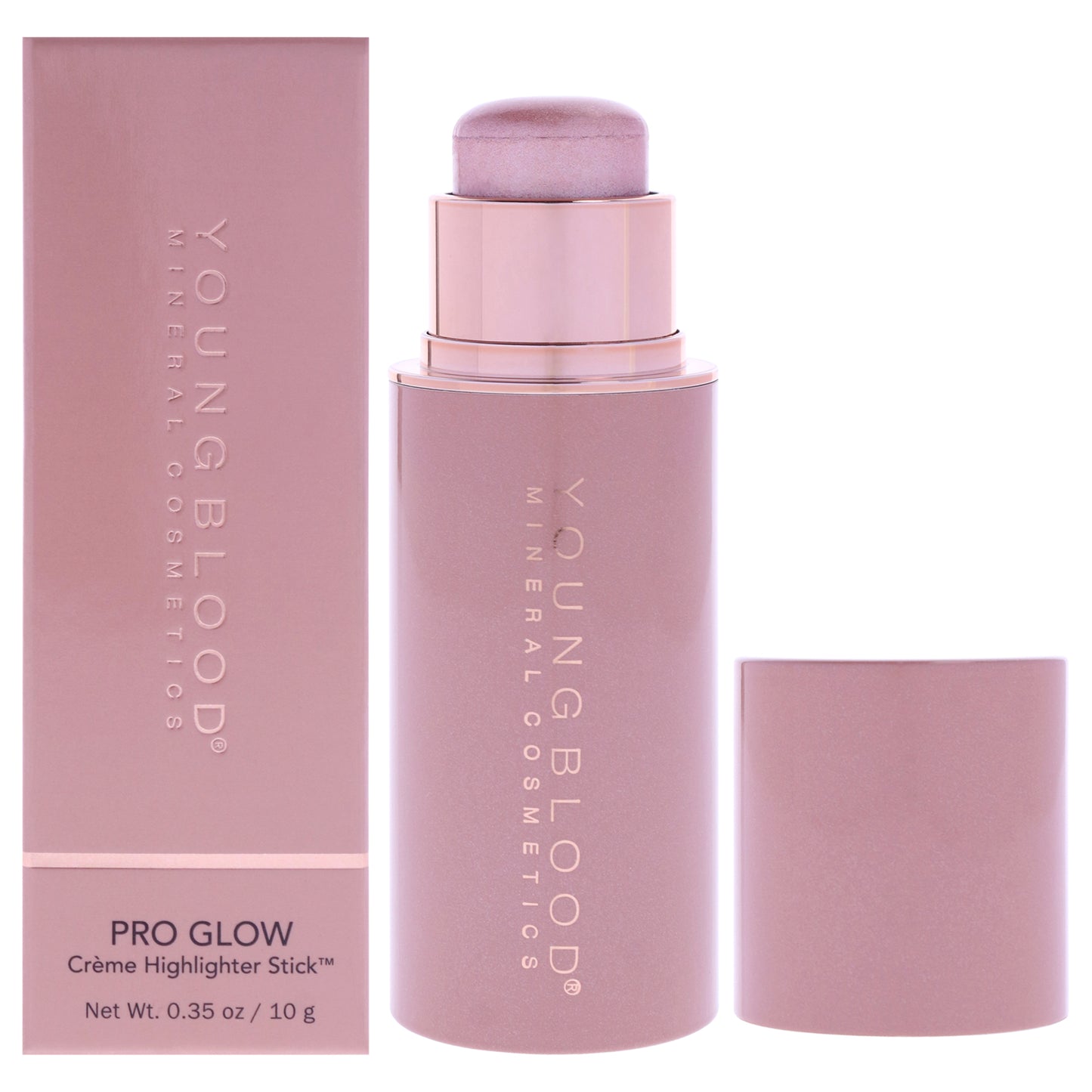 Pro Glow Creme Highlighter Stick - Champagne Life by Youngblood for Women - 0.35 oz Highlighter