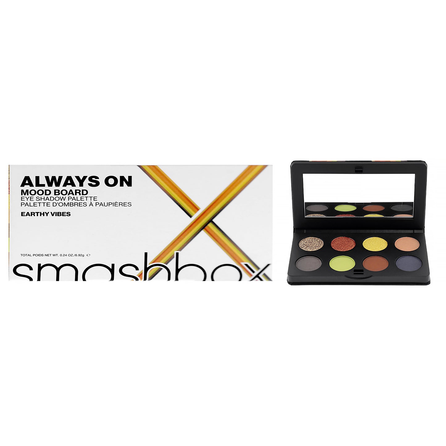 Always On Mood Board Eye Shadow Palette - Earthy Vibes by SmashBox for Women - 0.24 oz Eye Shadow