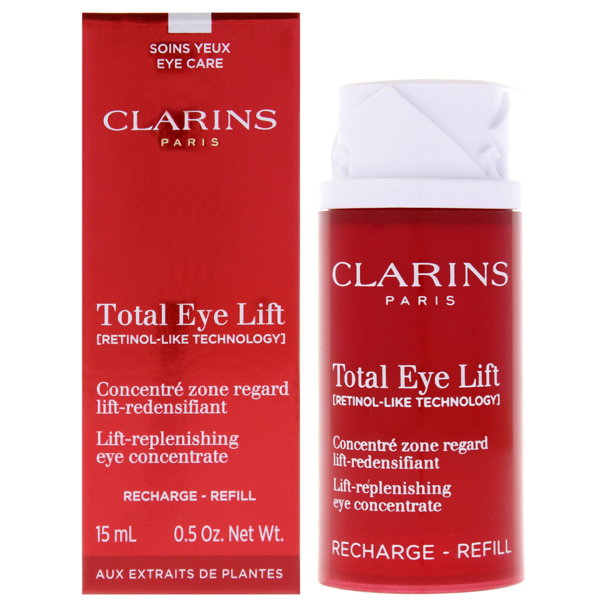 Total Eye Lift Eye Concentrate by Clarins for Women - 0.5 oz Treatment (Refill)