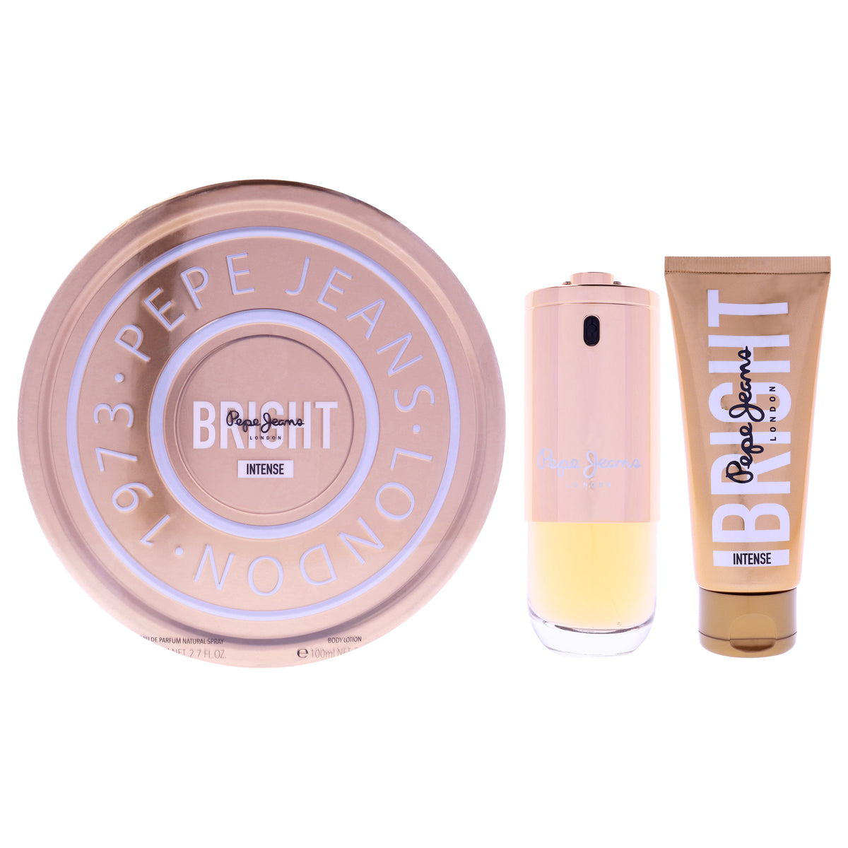 Bright Intense by Pepe Jeans London for Women - 2 Pc Gift Set 2.7oz EDP Spray, 3.4oz Body Lotion