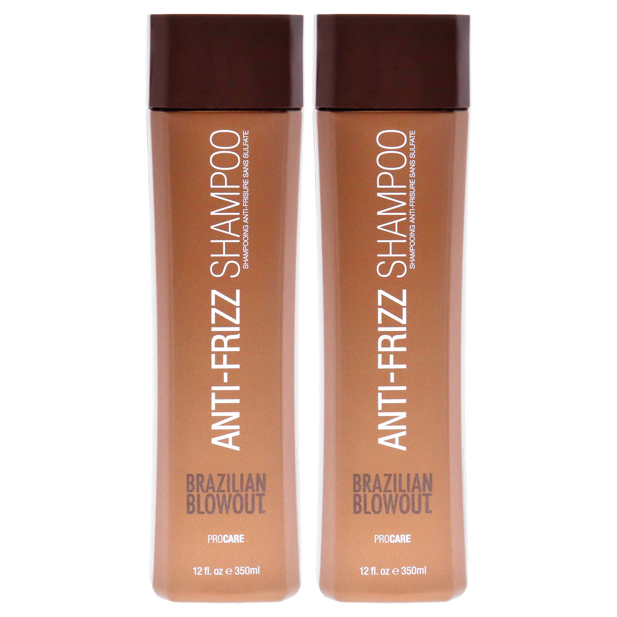 Acai Anti Frizz Shampoo by Brazilian Blowout for Unisex - 12 oz Shampoo - Pack of 2
